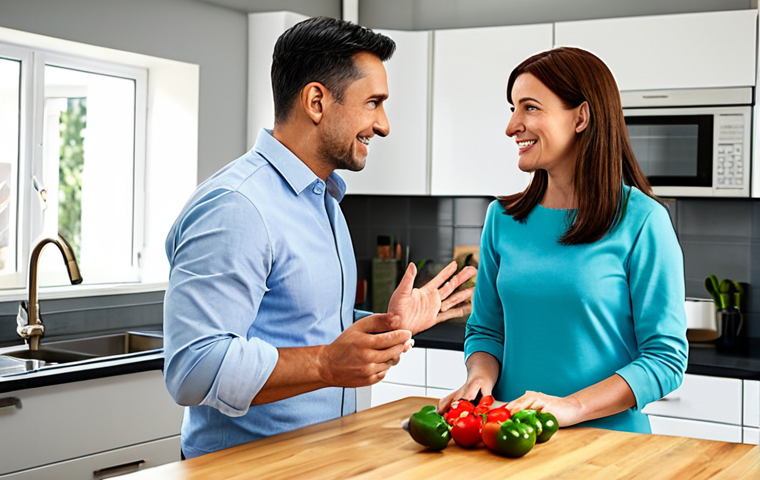 린 스타트업의 시장 진입 전략 개발 - Customer Interview**

"A friendly researcher interviewing a busy housewife in her modern kitchen, fu...